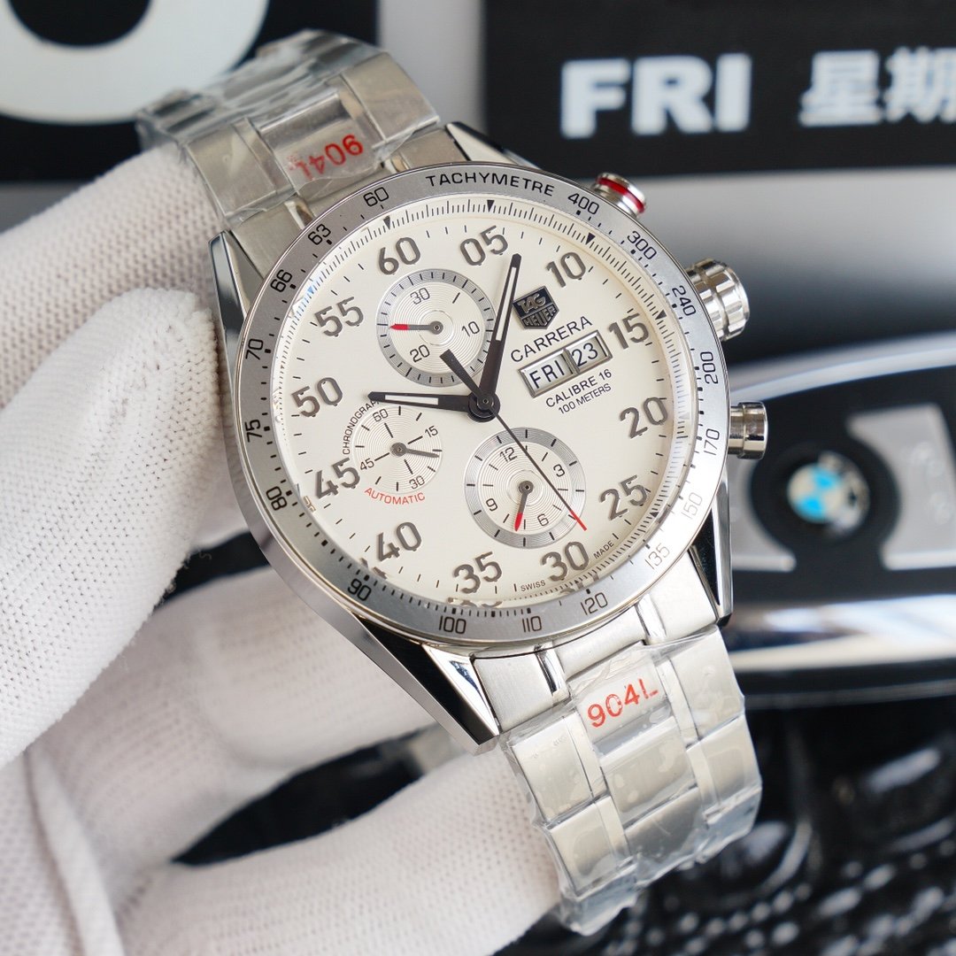 CARRERA CALIBRE 16 DAY-DATE CHRONOGRAPH 43MM