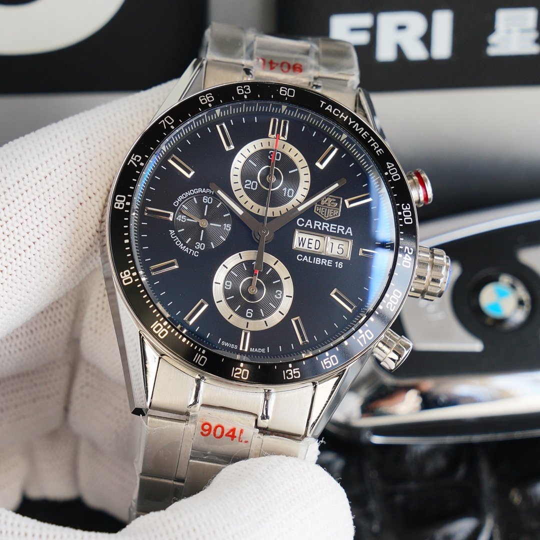 CARRERA CALIBRE 16 DAY-DATE CHRONOGRAPH 43MM