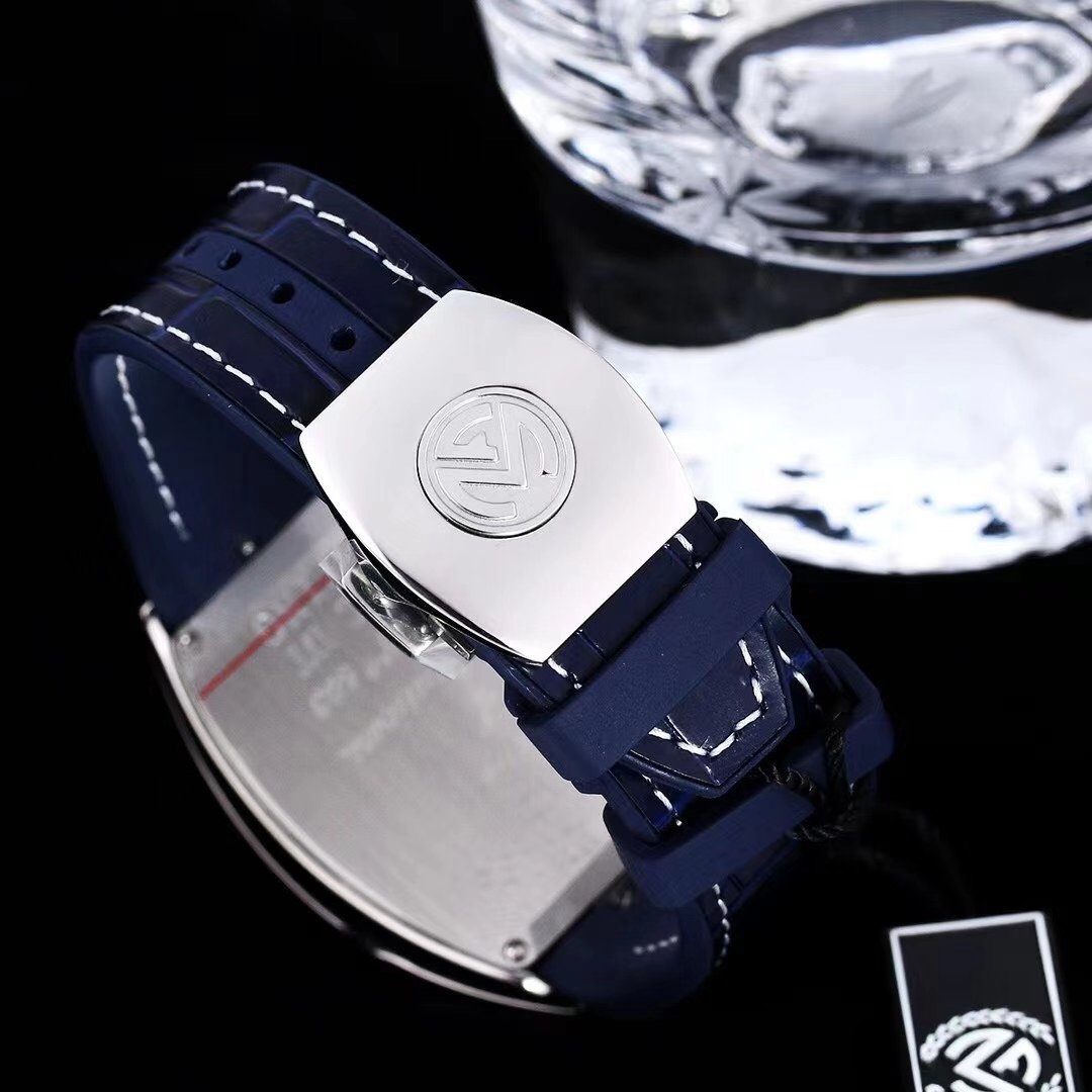 FRANCK VANGUARD 44MM YACHTING CHRONOGRAPH BLUE DIAL