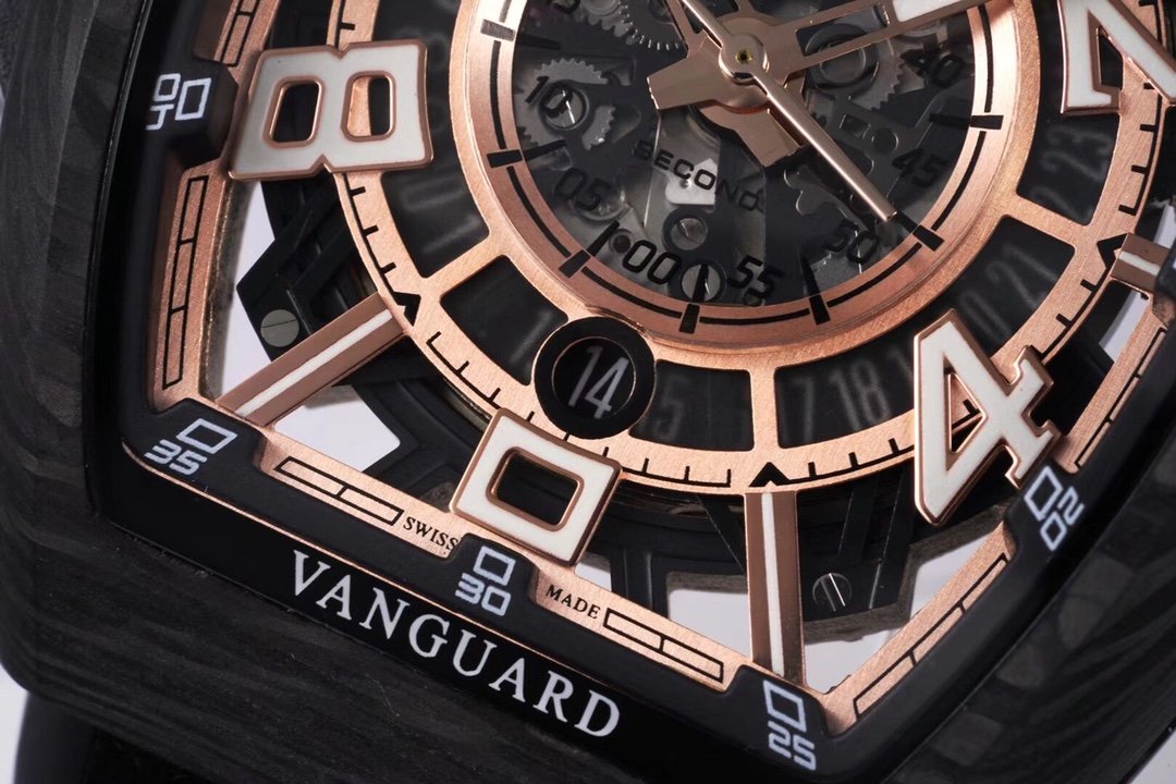FRANCK VANGUARD RACING 44MM CARBON SKELETON DIAL
