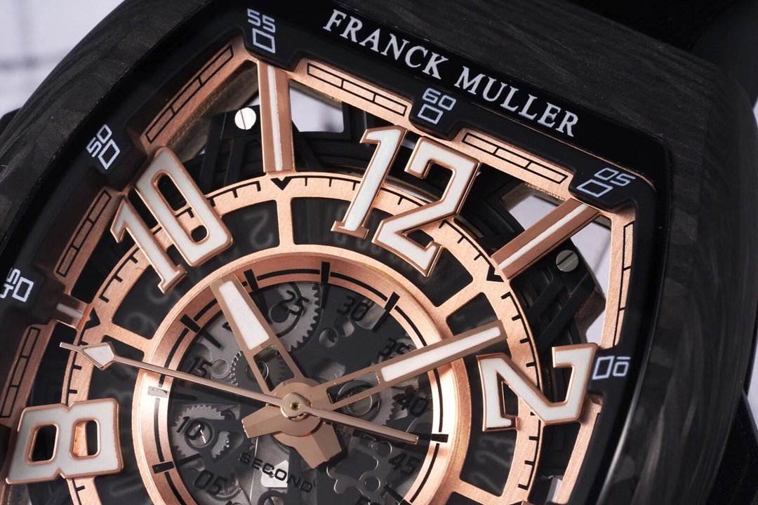 FRANCK VANGUARD RACING 44MM CARBON SKELETON DIAL