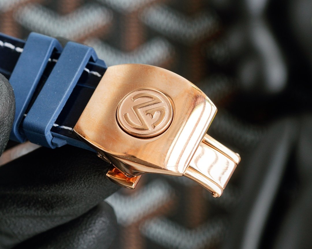 FRANCK VANGUARD YACHTING 45MM ROSE GOLD WHITE DIAL