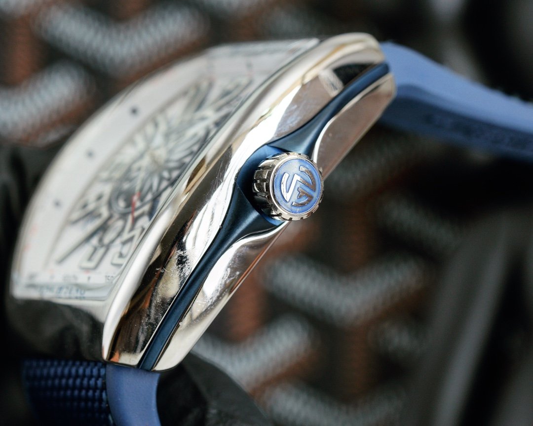 FRANCK VANGUARD YACHTING 45MM STEEL CASE WHITE DIAL