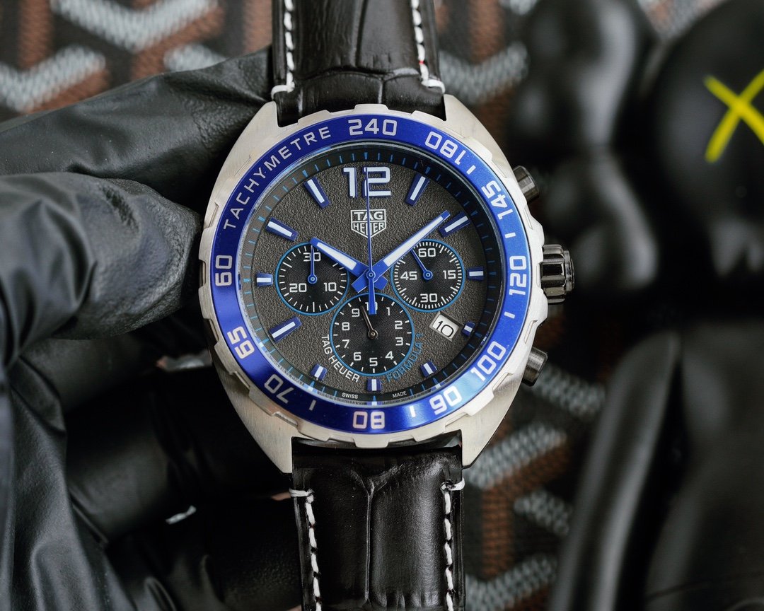 FORMULA 1 QUARTZ CHRONOGRAPH 41MM STEEL CASE LEATHER