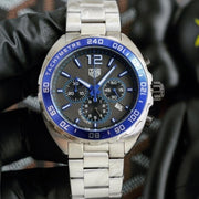 FORMULA 1 QUARTZ 41MM STEEL CASE BLACK DIAL
