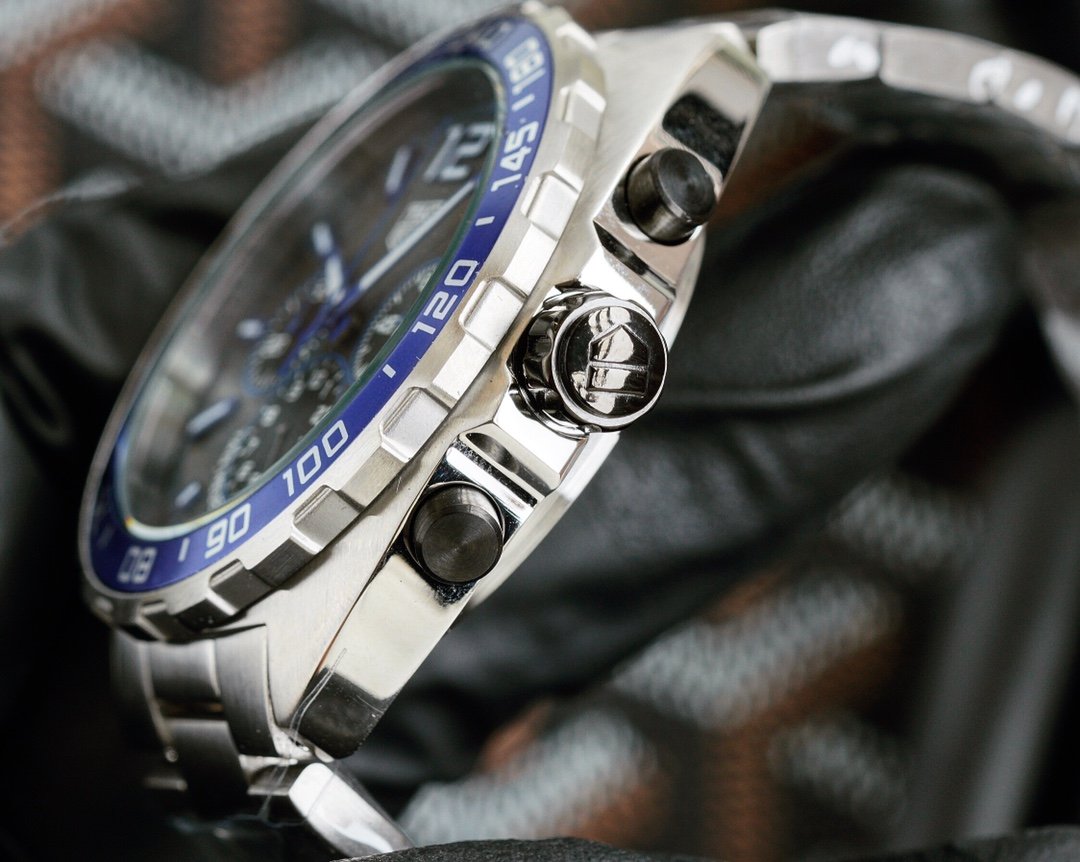 FORMULA 1 QUARTZ 41MM STEEL CASE BLACK DIAL
