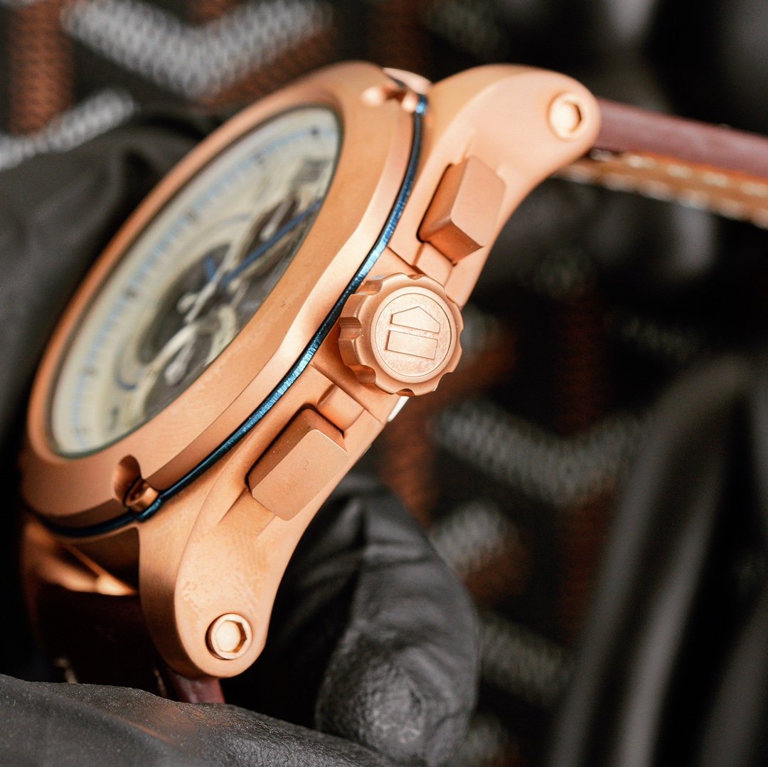 TAG HEUER MP4-12C CHRONOGRAPH QUARTZ ROSE GOLD WHITE DIAL