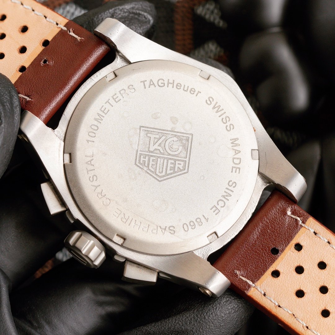 TAG HEUER MP4-12C CHRONOGRAPH QUARTZ STEEL CASE LEATHER