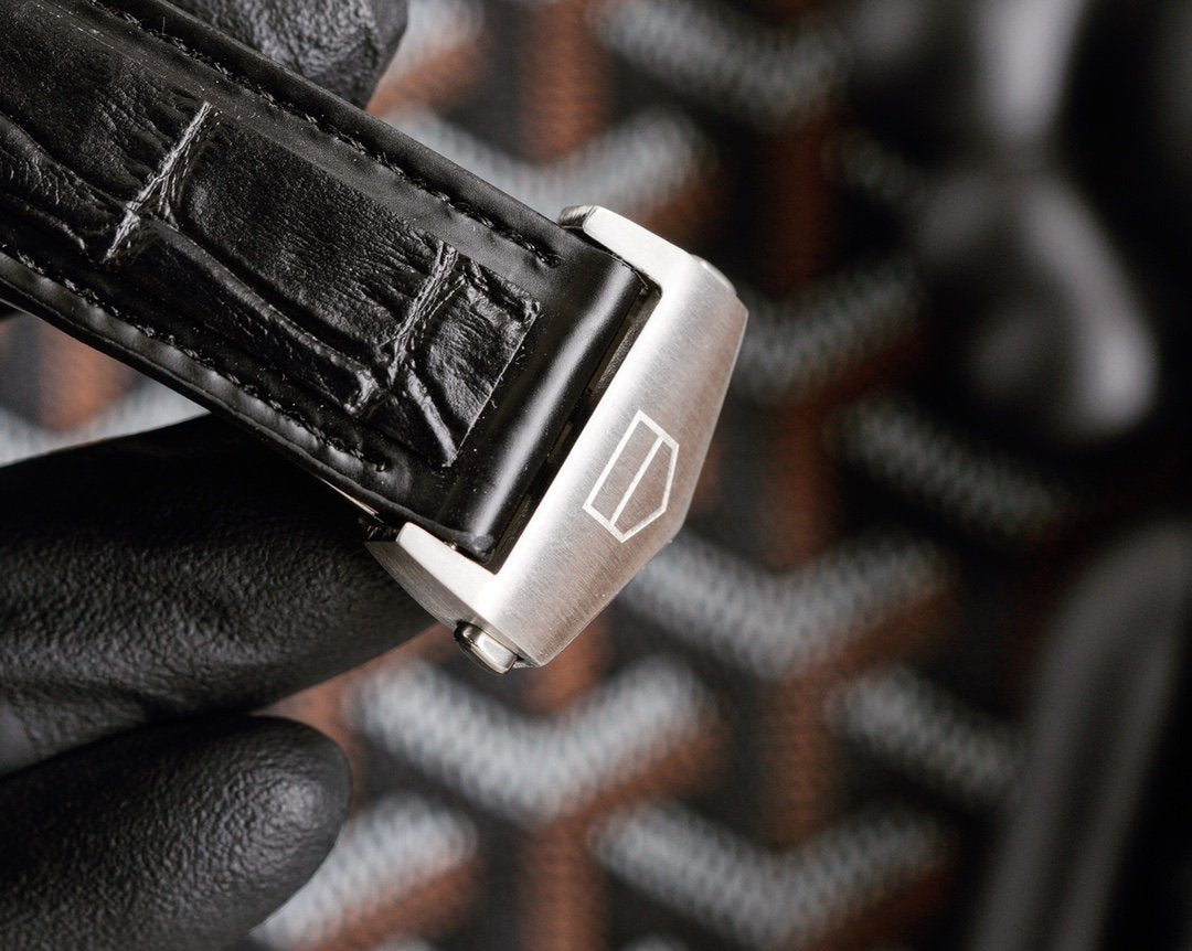 AQUARACER CALIBRE 5 CERAMIC BEZEL LEATHER