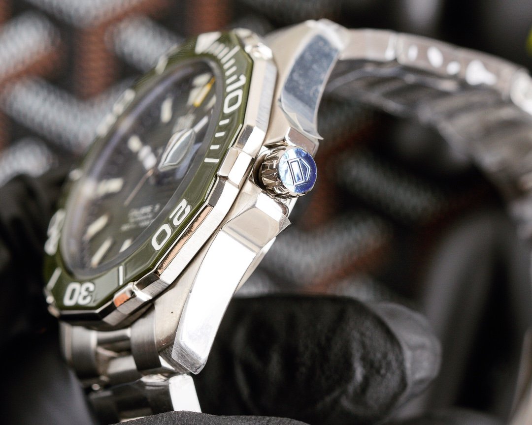 AQUARACER CALIBRE 5 CERAMIC BEZEL STEEL BRACELET