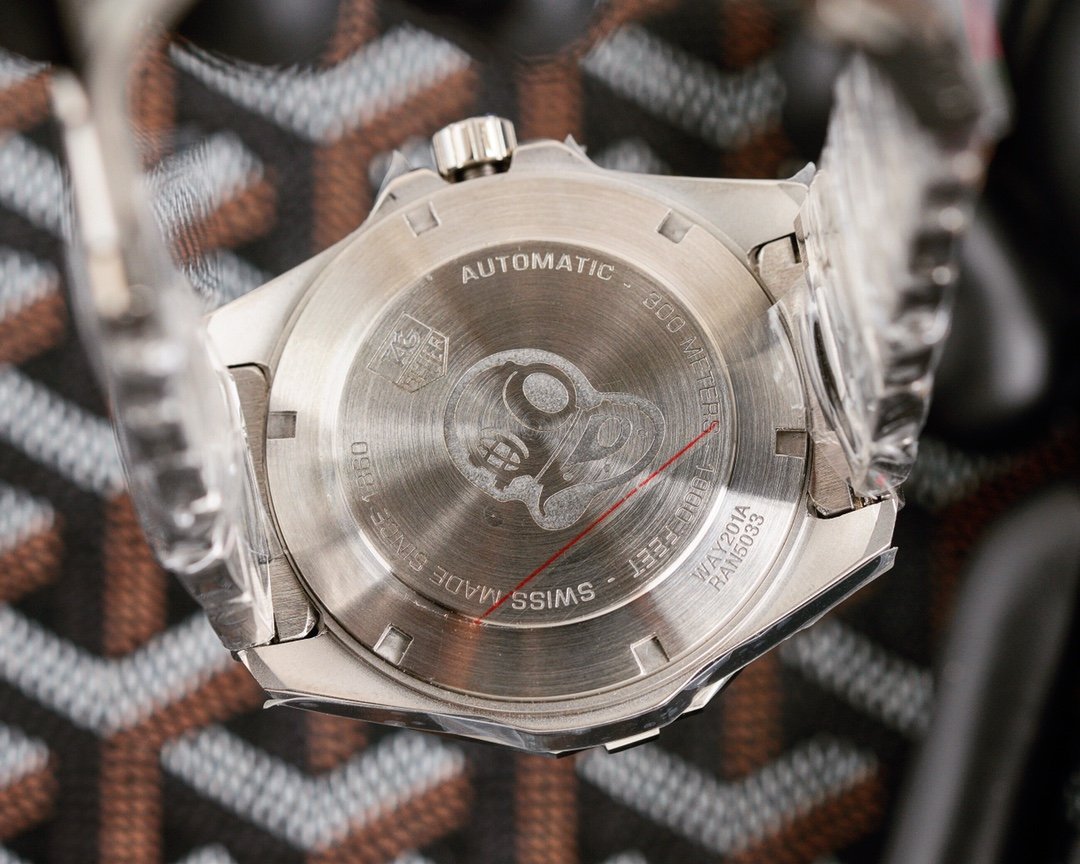 AQUARACER CALIBRE 5 CERAMIC BEZEL STEEL BRACELET