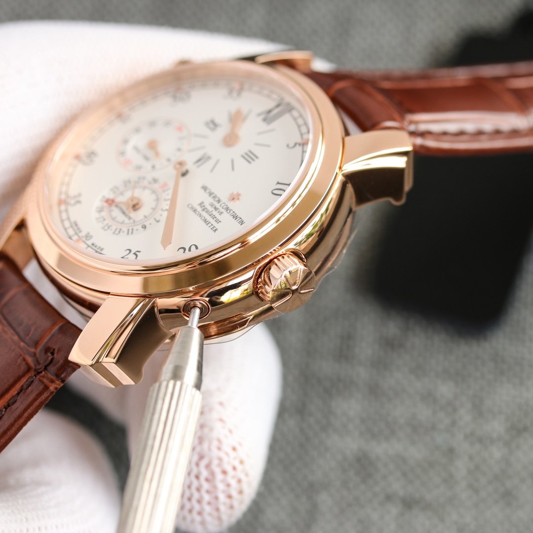 VACHERON DUAL TIME REGULATEUR CHRONOMETER ROSE GOLD