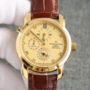 VACHERON DUAL TIME REGULATEUR CHRONOMETER GOLD