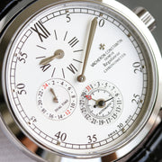 VACHERON DUAL TIME REGULATEUR CHRONOMETER WHITE GOLD