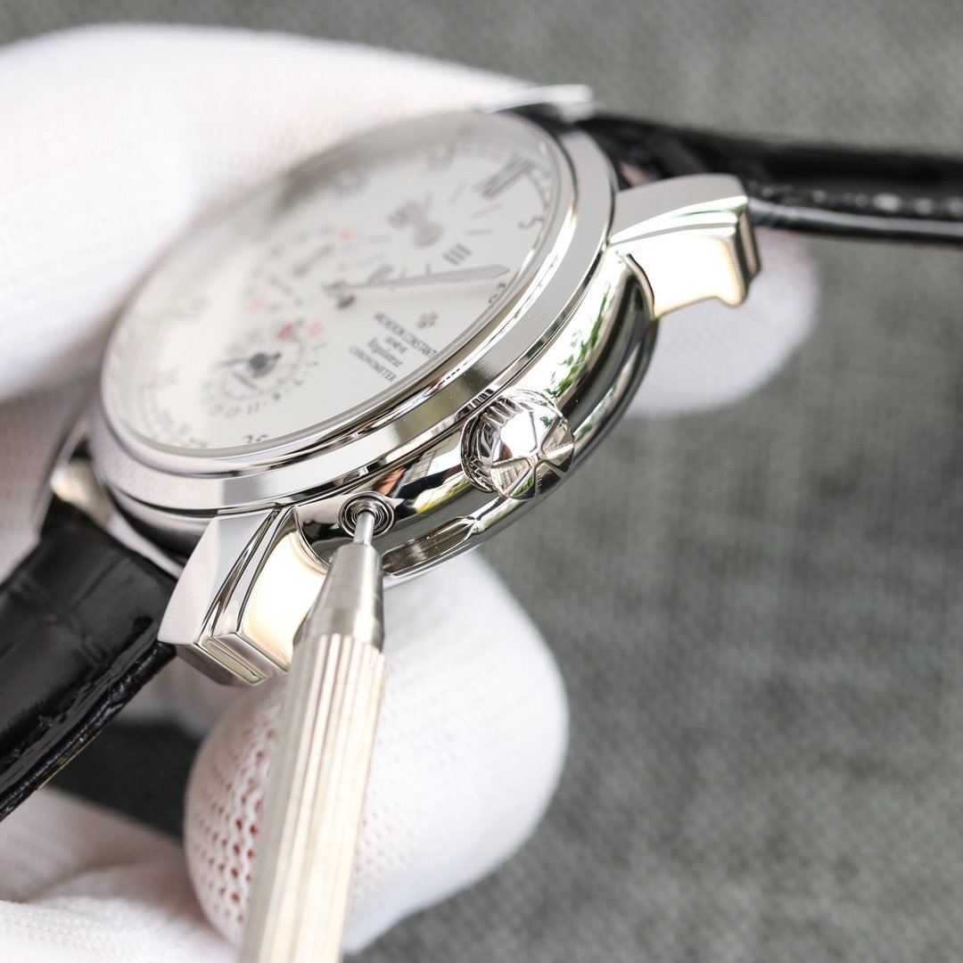 VACHERON DUAL TIME REGULATEUR CHRONOMETER WHITE GOLD