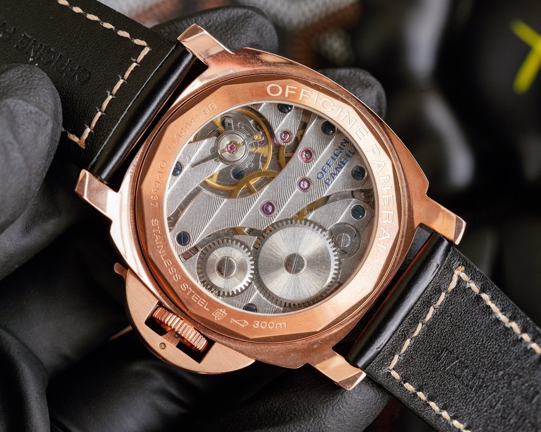 LUMINOR MARINA 44MM ROSE GOLD WHITE DIAL