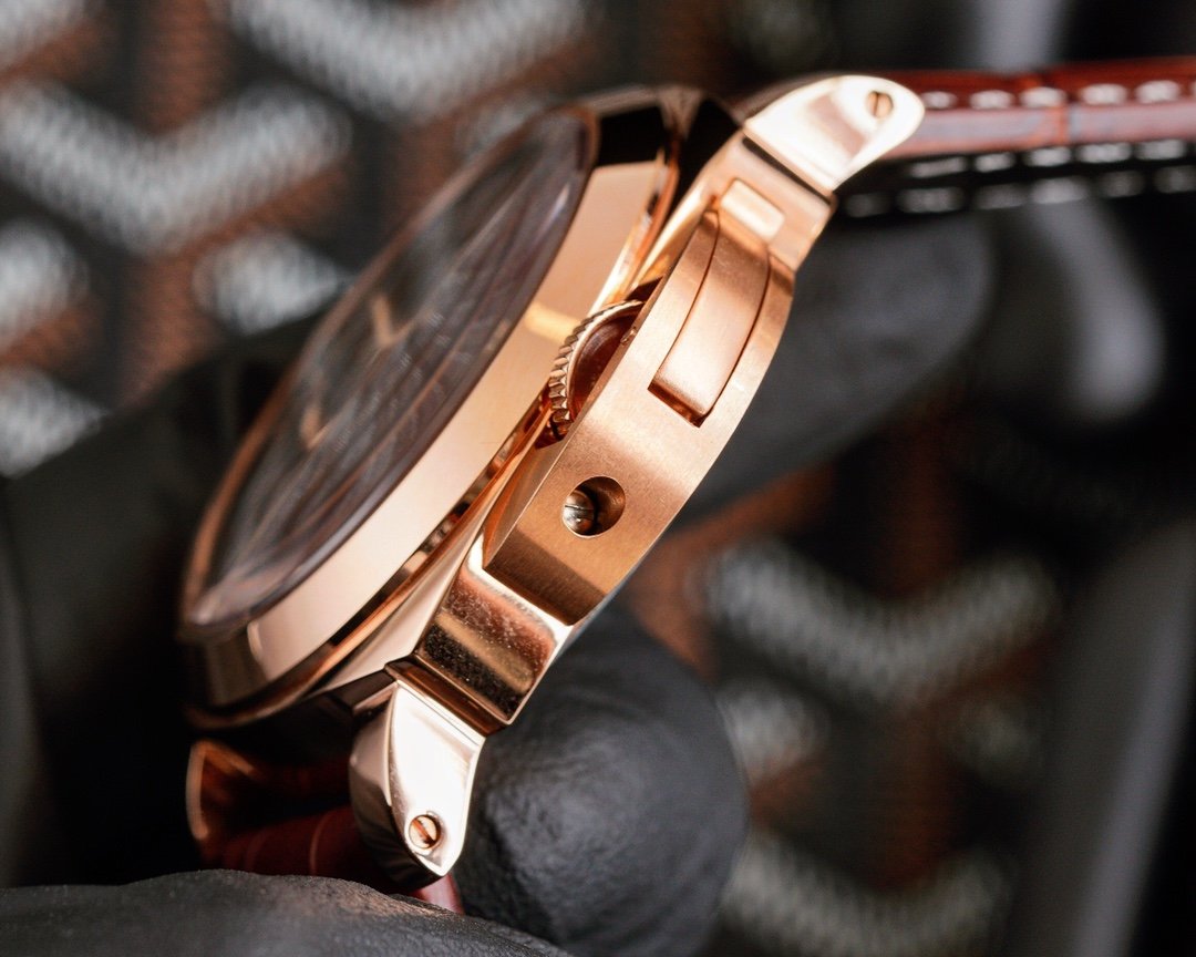 LUMINOR MARINA 44MM ROSE GOLD BLACK DIAL