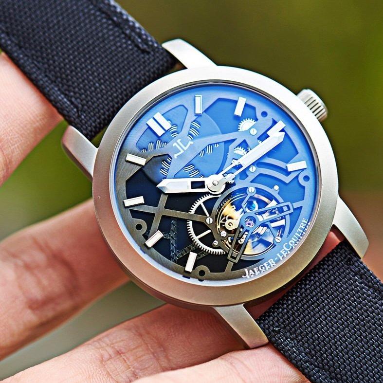 JAEGER MASTER ULTRA THIN TOURBILLON SKELETON DIAL