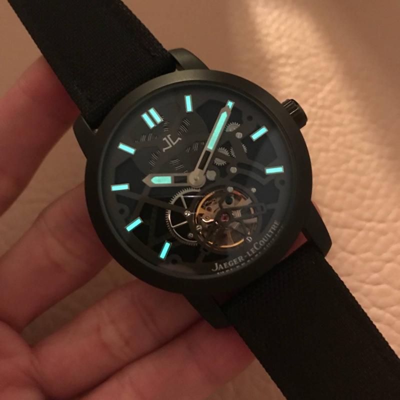 JAEGER MASTER ULTRA THIN TOURBILLON SKELETON DIAL