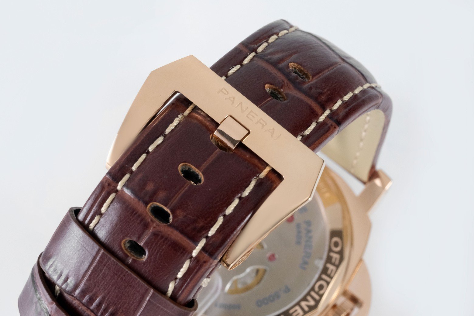 LUMINOR MARINA 8 DAYS ROSE GOLD CASE BLACK DIAL PAM511