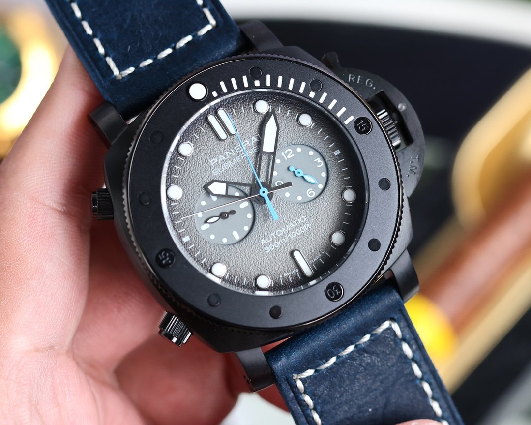 LUMINOR SUBMERSIBLE 47MM BLACK CASE TEXTILE