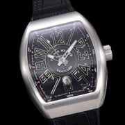 FRANCK VANGUARD 45MM STEEL CASE BLACK DIAL