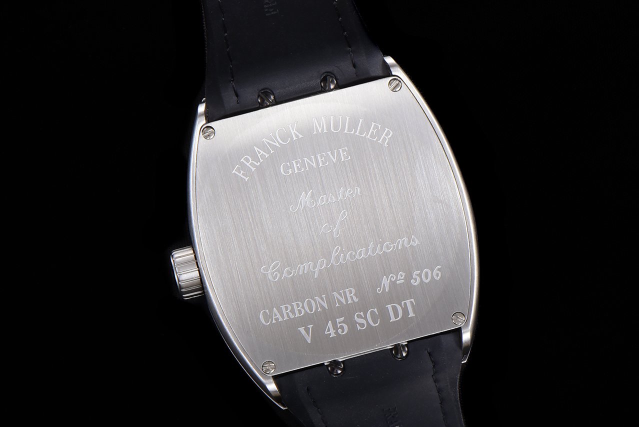 FRANCK VANGUARD 45MM STEEL CASE BLACK DIAL