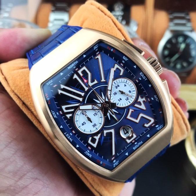 FRANCK VANGUARD 45MM ROSE GOLD CHRONO