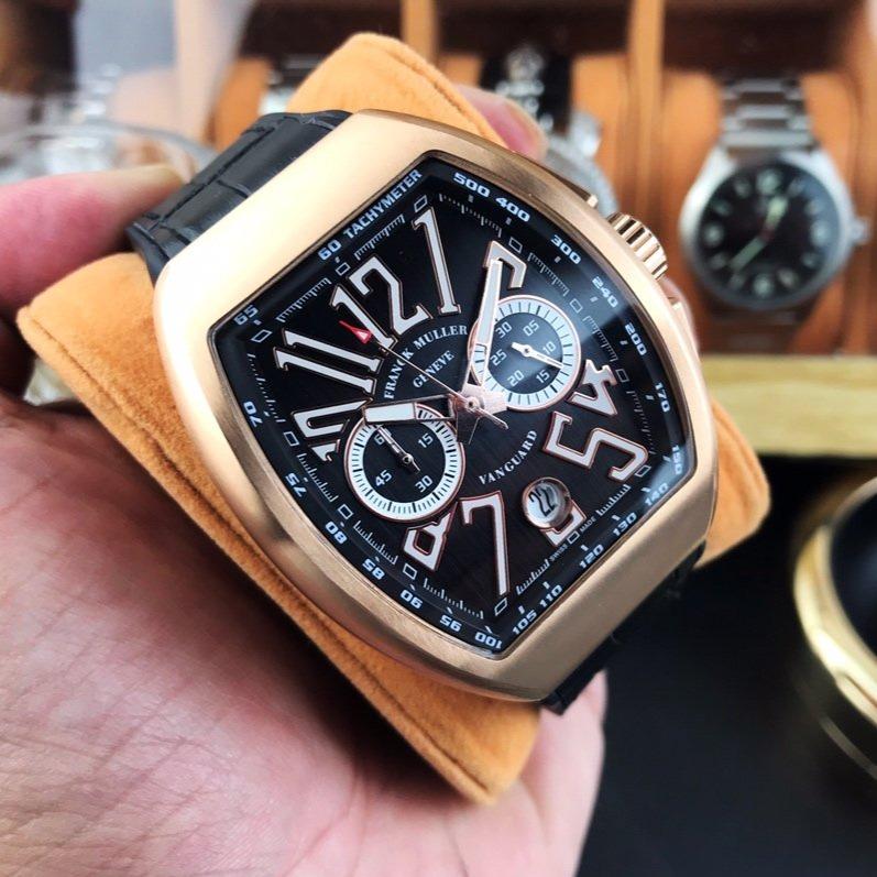 FRANCK VANGUARD 45MM ROSE GOLD CHRONO