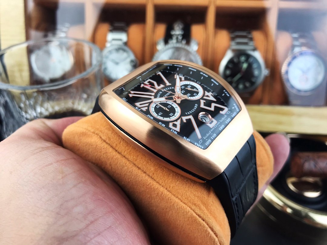 FRANCK VANGUARD 45MM ROSE GOLD CHRONO