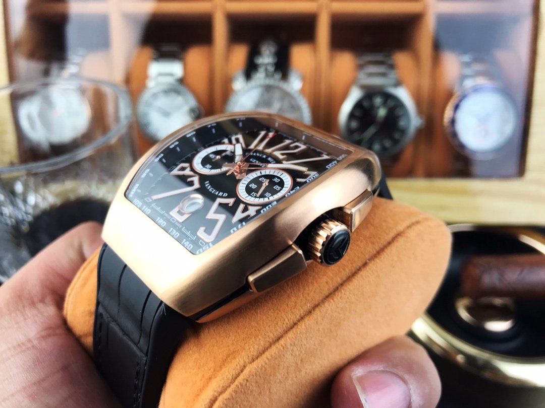 FRANCK VANGUARD 45MM ROSE GOLD CHRONO