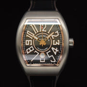 FRANCK VANGUARD 45MM STEEL CASE GOLD GREY DIAL LIMITED EDITION