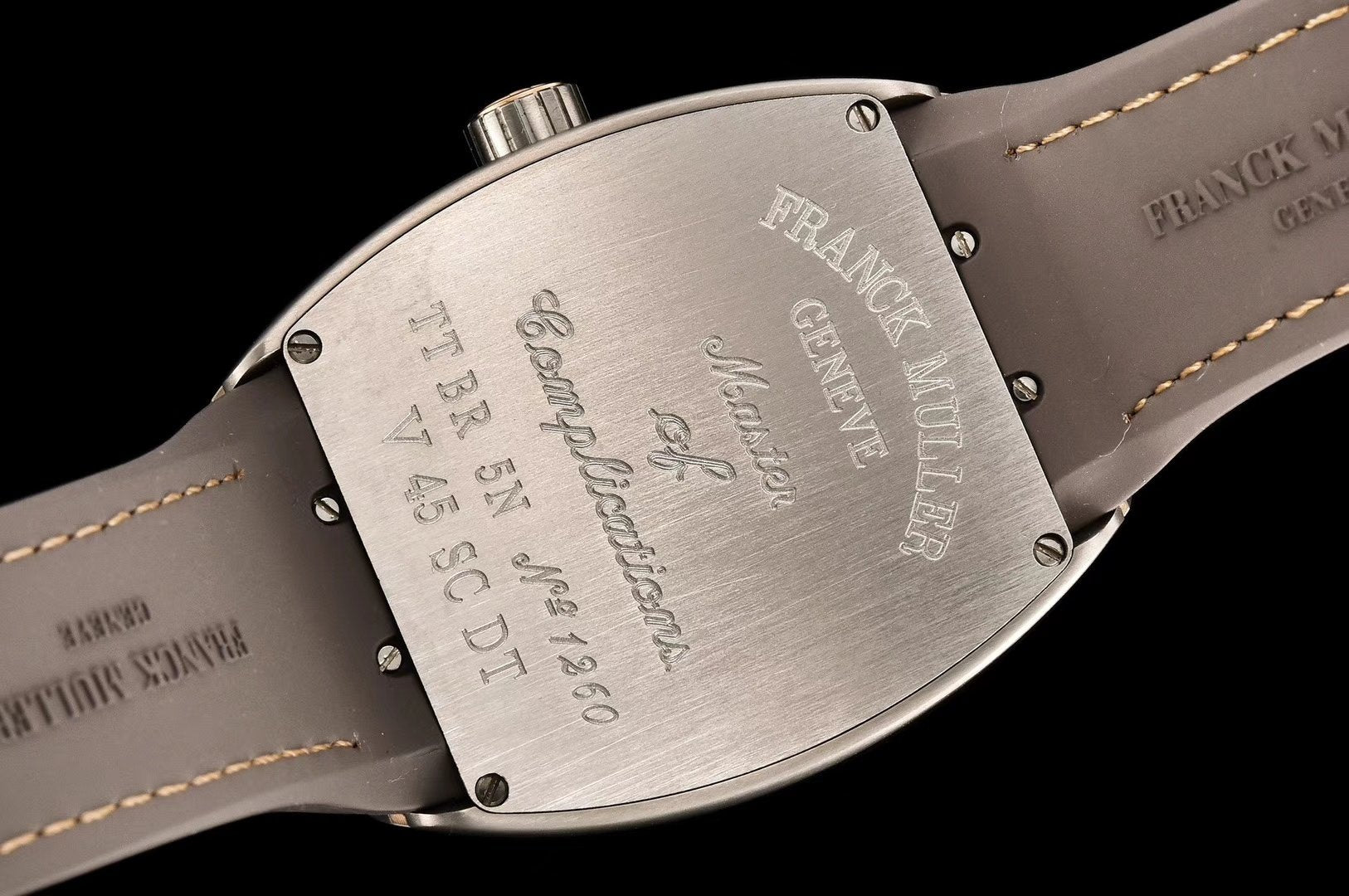 FRANCK VANGUARD 45MM STEEL CASE GOLD GREY DIAL LIMITED EDITION