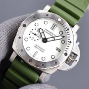 LUMINOR DUE 42MM STEEL CASE WHITE DIAL