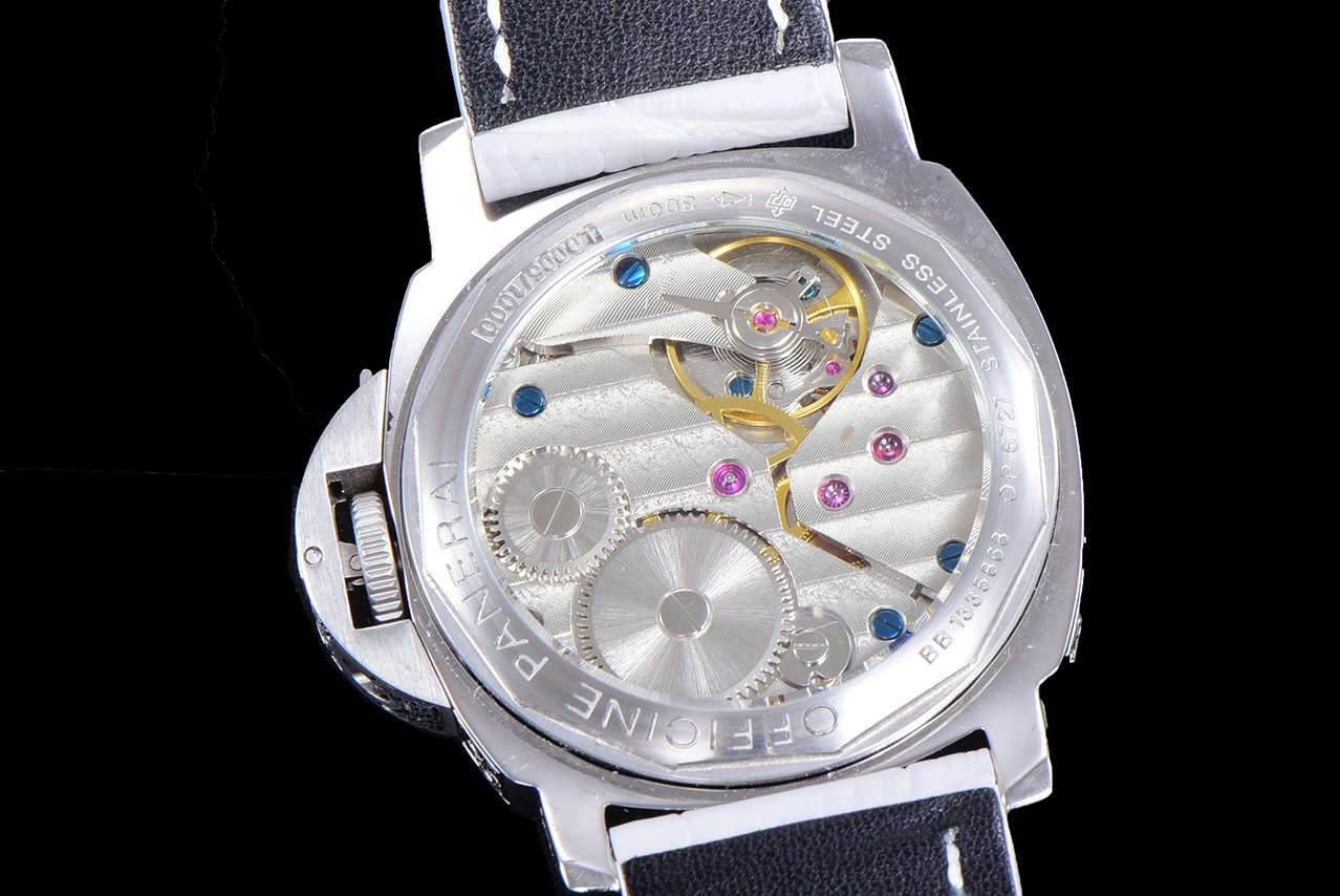 LUMINOR RADIOMIR 44 HAND ENGRAVED WHITE LEATHER
