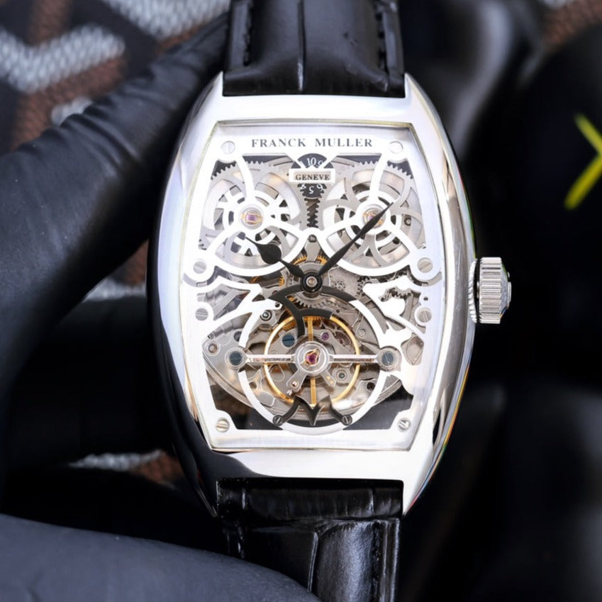 VANGUARD STEEL CASE SKELETON DIAL