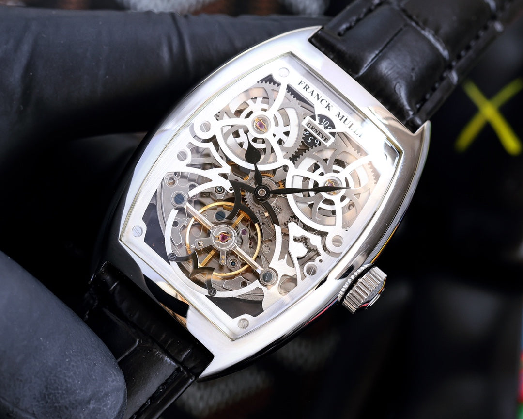 VANGUARD STEEL CASE SKELETON DIAL