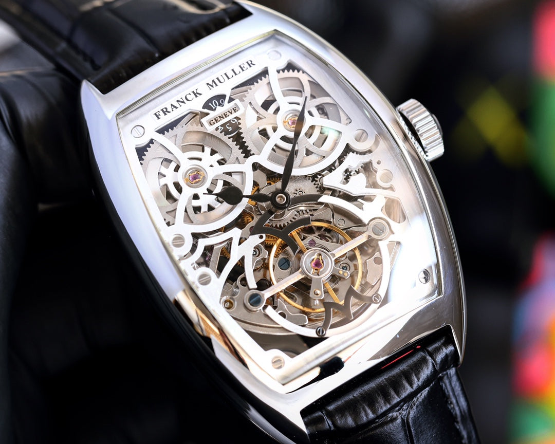 VANGUARD STEEL CASE SKELETON DIAL