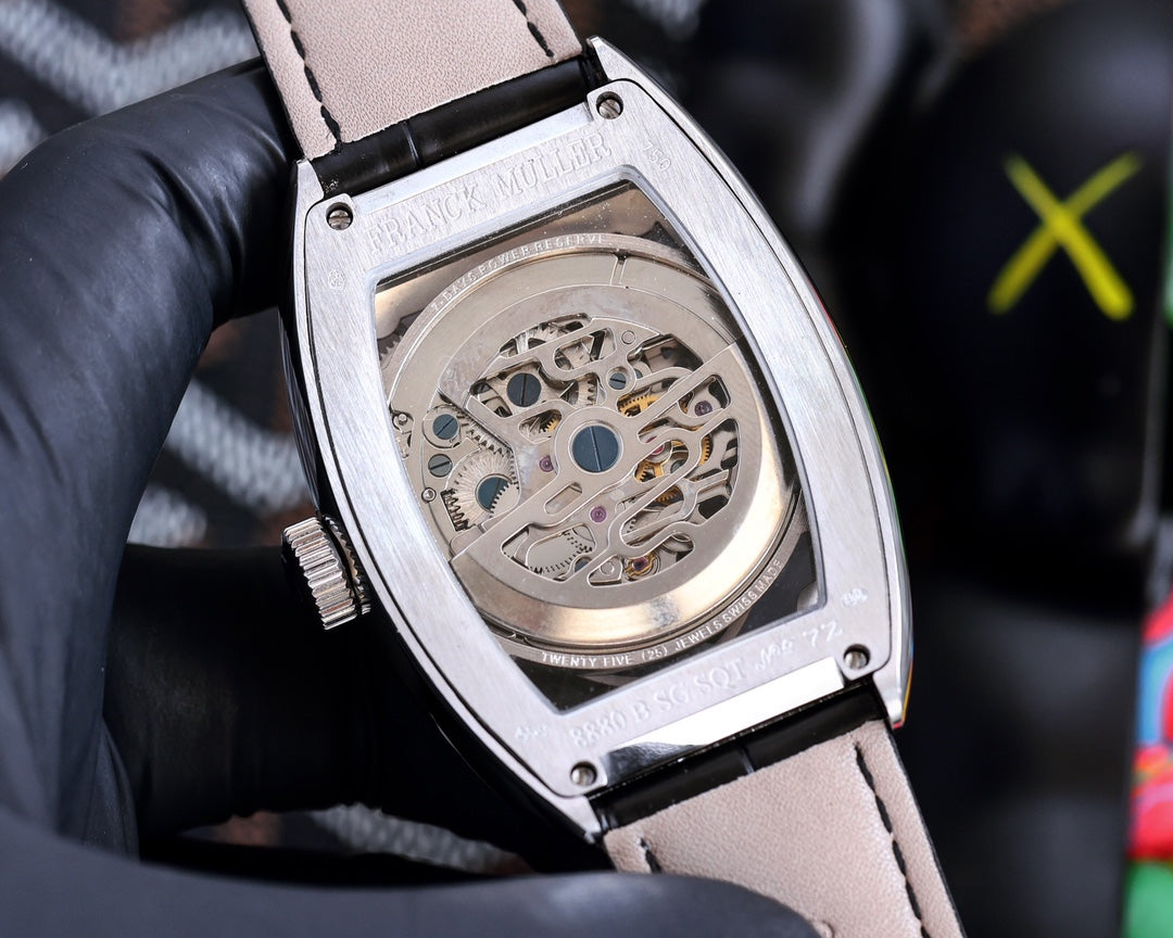 VANGUARD STEEL CASE SKELETON DIAL