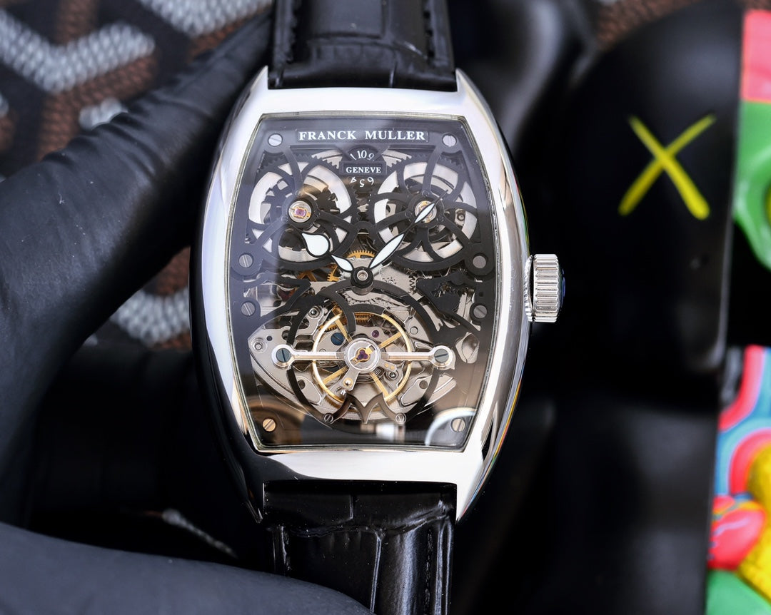 VANGUARD STEEL CASE SKELETON DIAL