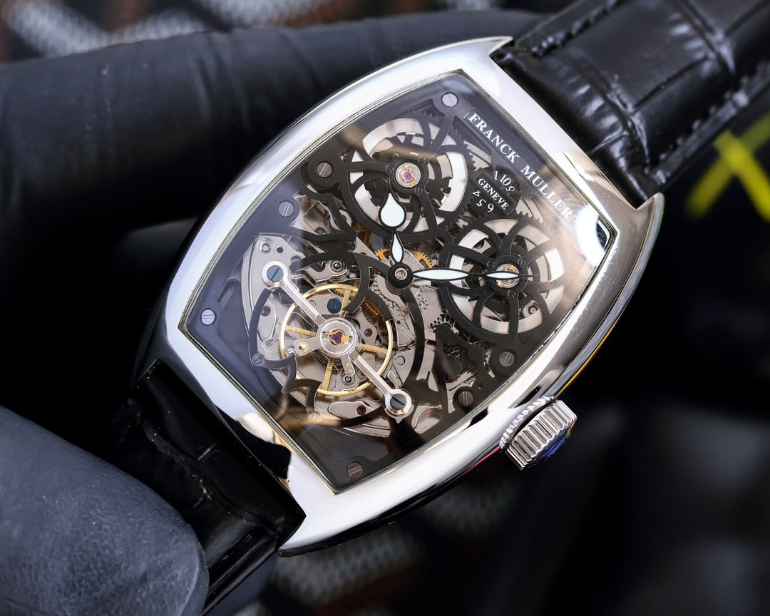 VANGUARD STEEL CASE SKELETON DIAL