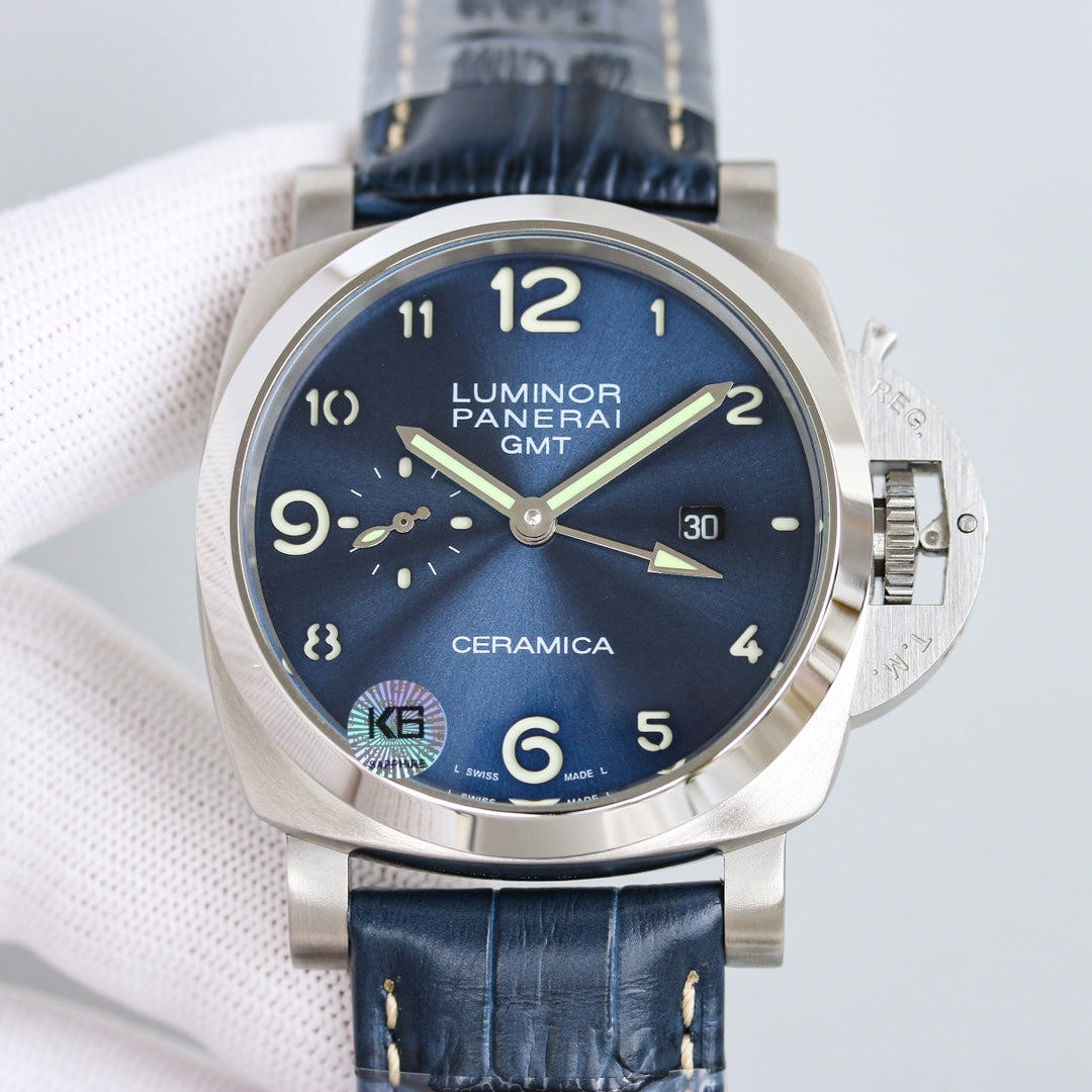 LUMINOR GMT 44MM 1950 3 CERAMICA BLUE DIAL