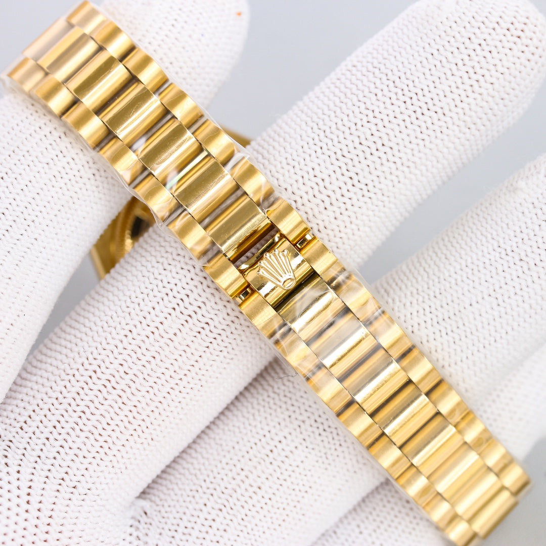 DATEJUST 31  GOLD BLUE DIAL