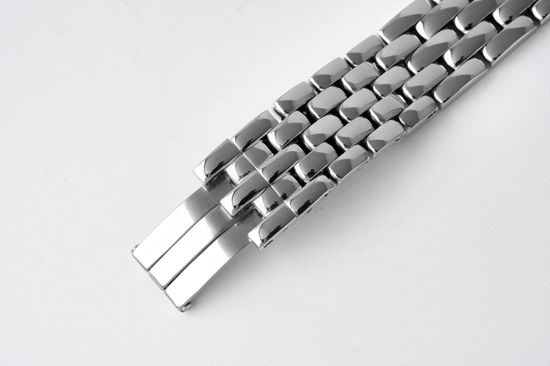 PANTHERE SILVER CASE DIAMOND BEZEL WHITE DIAL