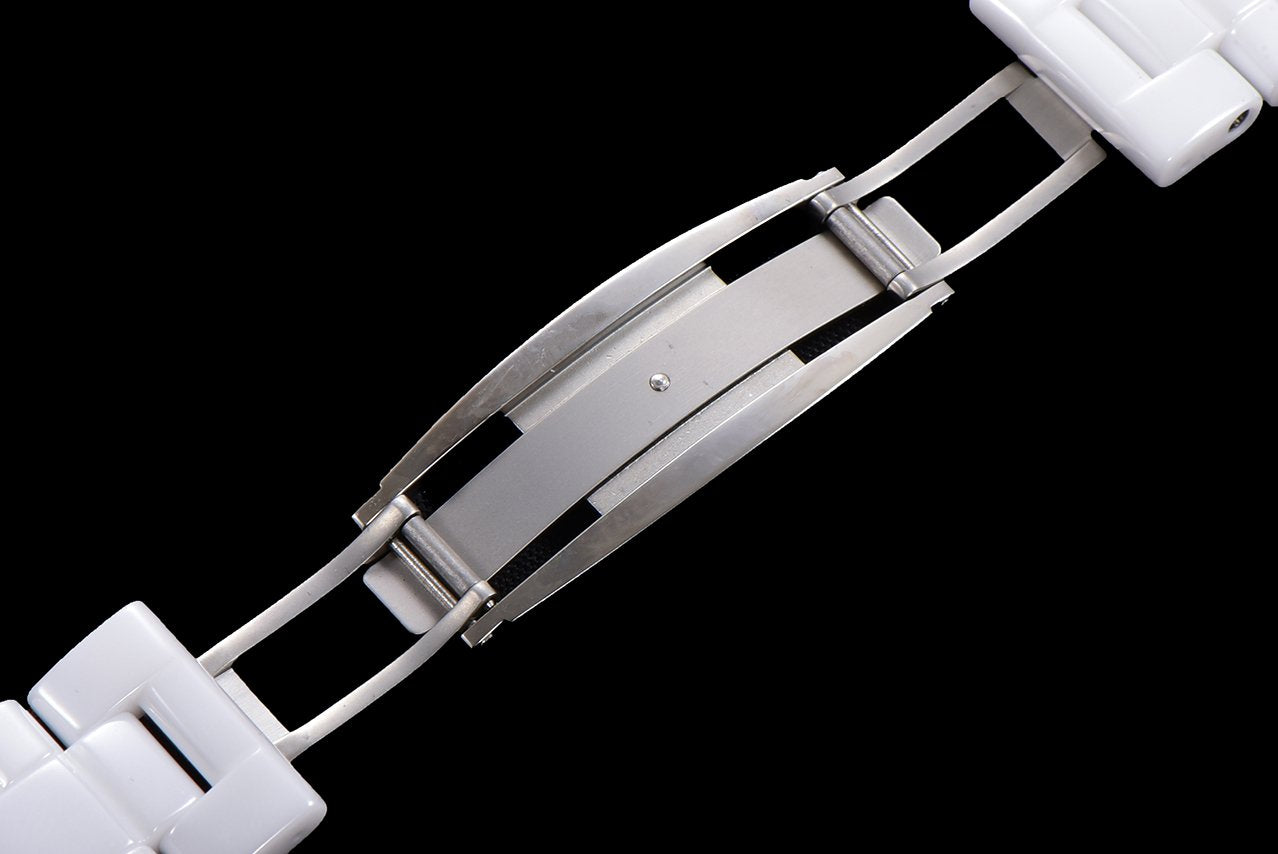 J12 38MM WHITE CERAMIC DIAMOND NUMERALS
