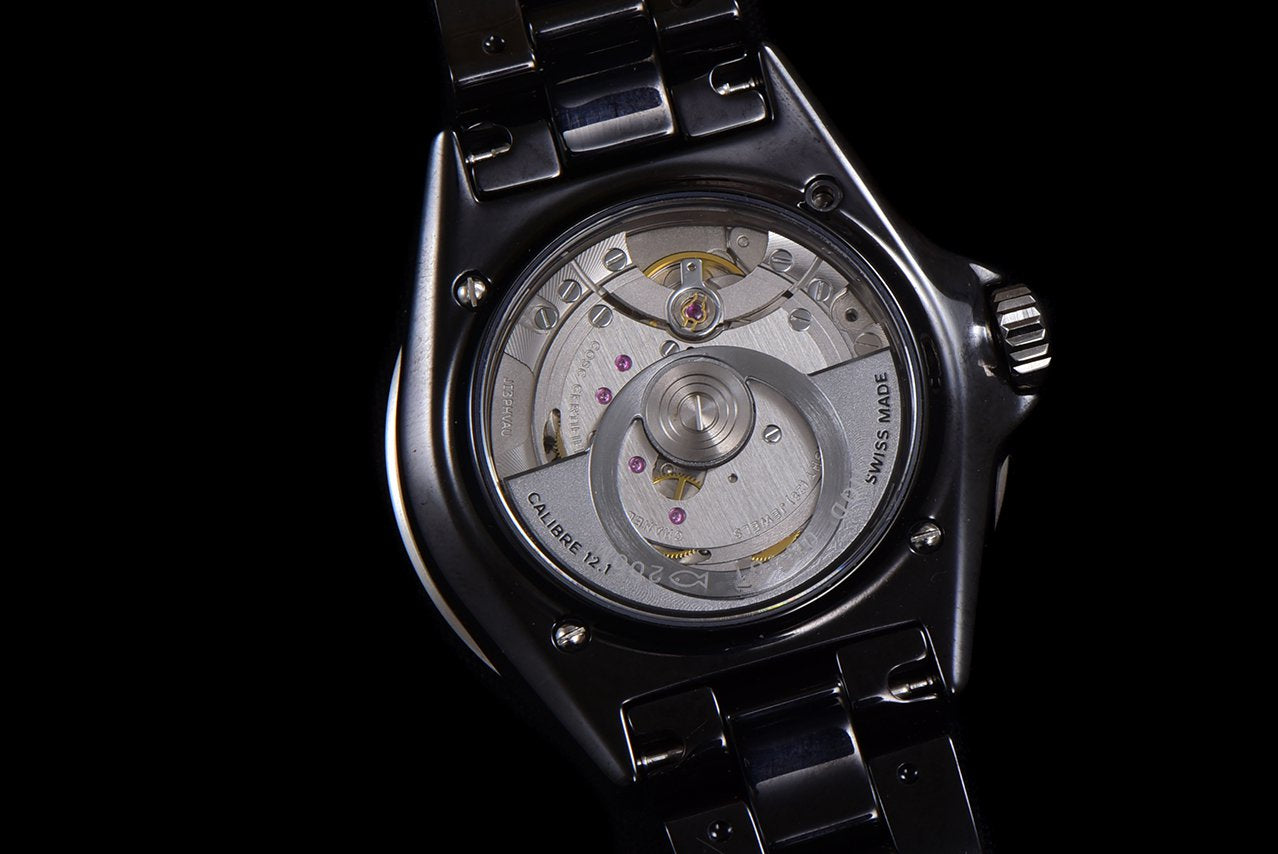 J12 38MM ALL BLACK CERAMIC