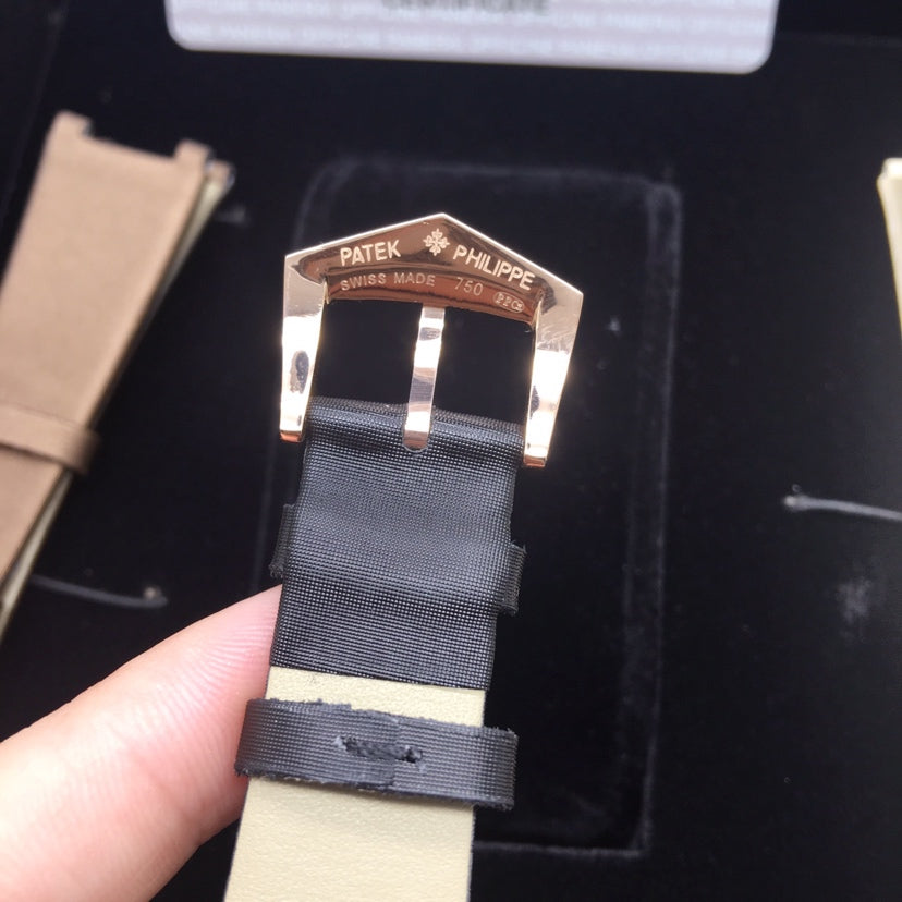 PATEK Twenty-Four 25mm Pink Gold Brown Dial