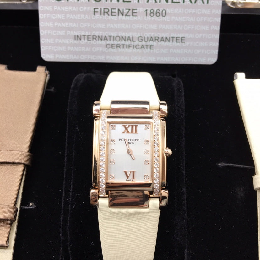 PATEK Twenty-Four 25mm Pink Gold Mop Pearl