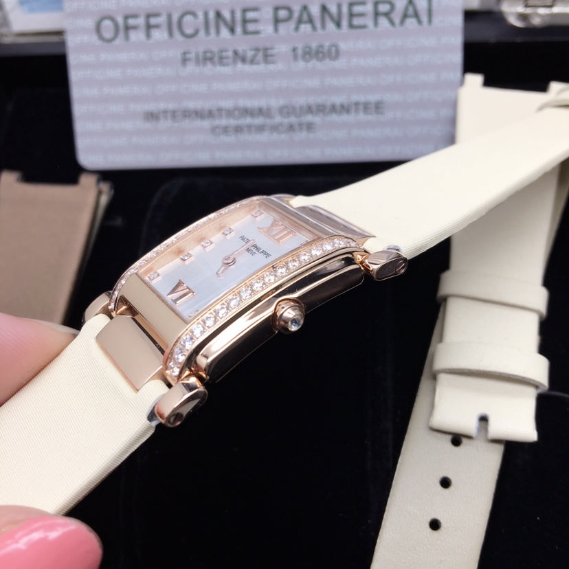 PATEK Twenty-Four 25mm Pink Gold Mop Pearl