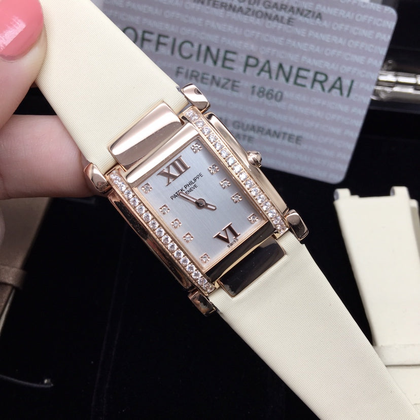 PATEK Twenty-Four 25mm Pink Gold Mop Pearl